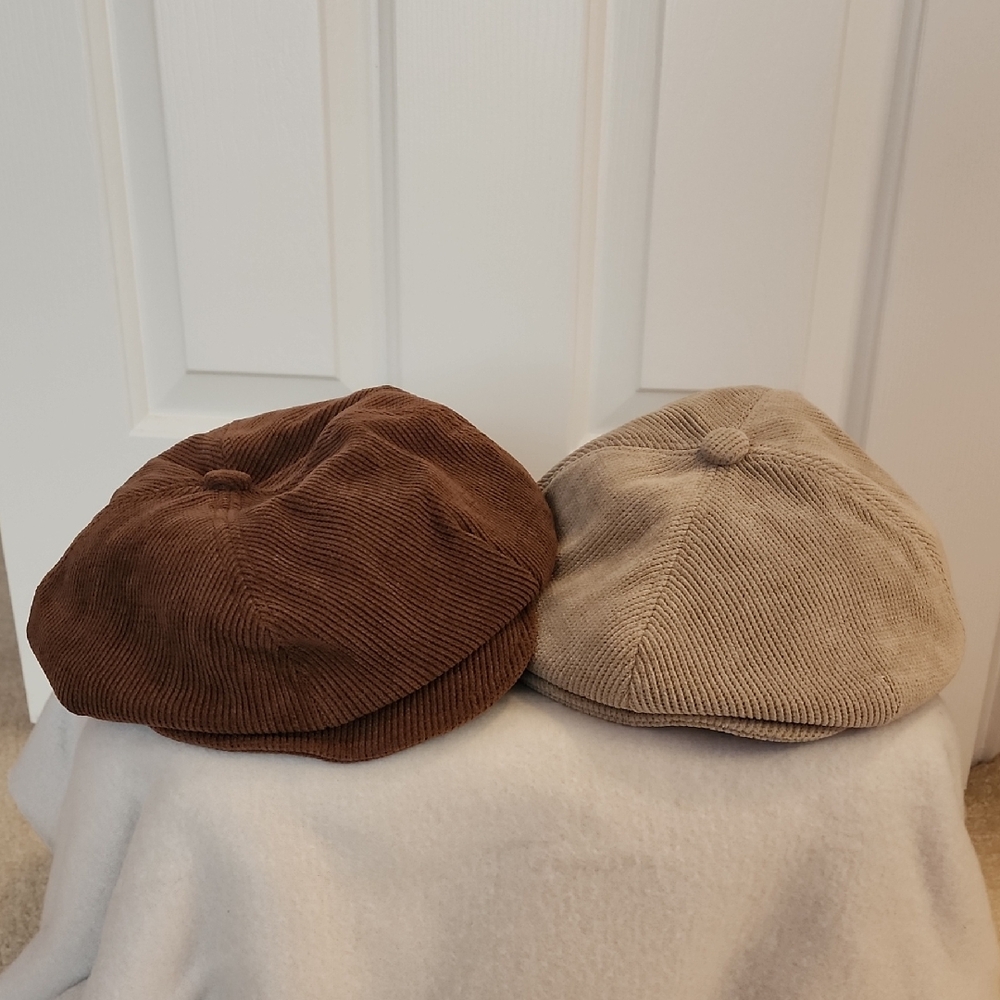 2 Newsboy Caps